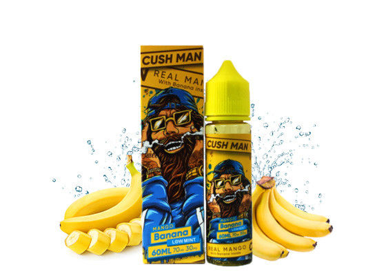 prix de gros de la Malaisie Cush de cigarette de 60ML E d'homme de banane de raisin liquide de fraise fournisseur